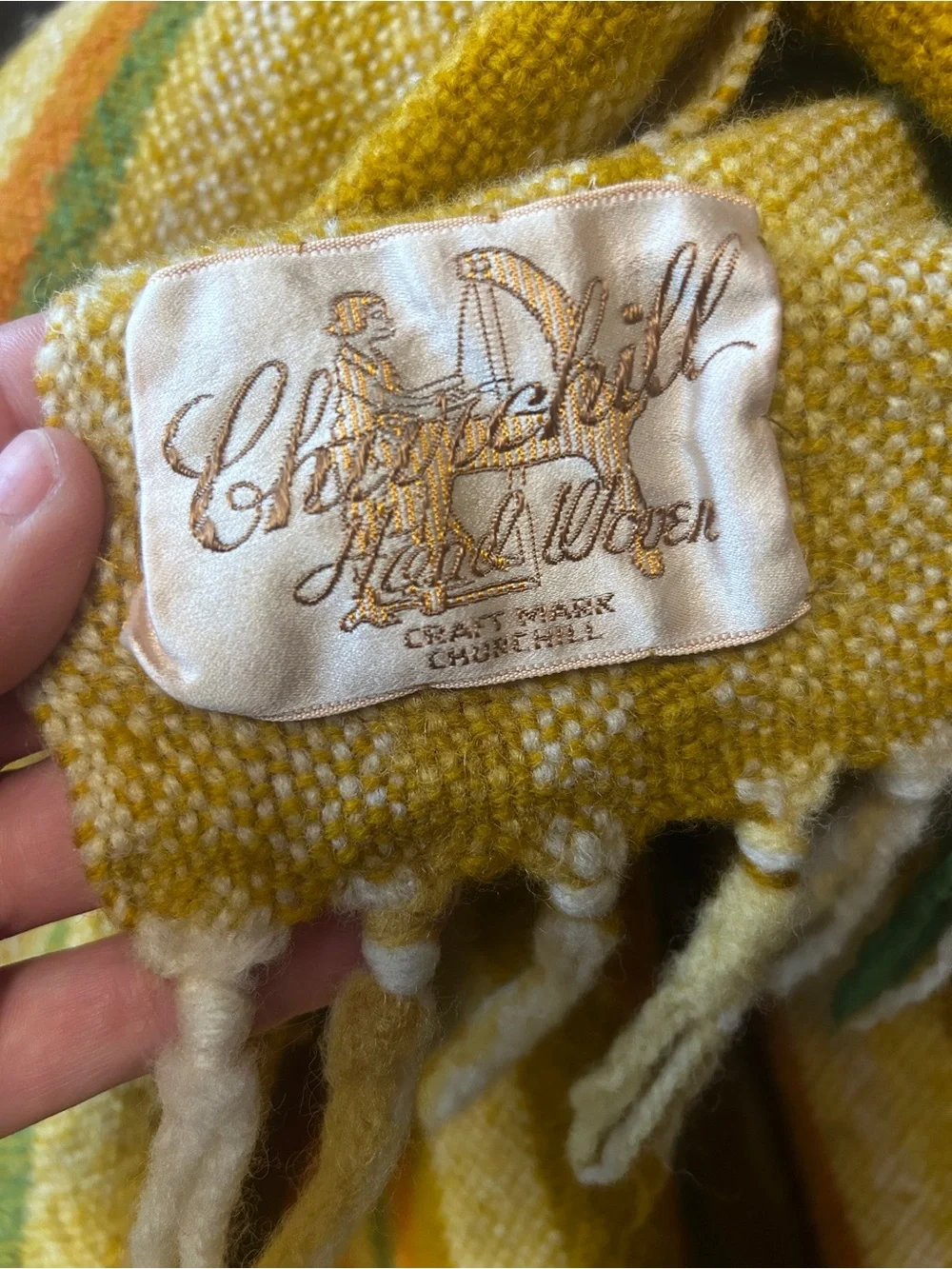 Vintage Churchill blanket